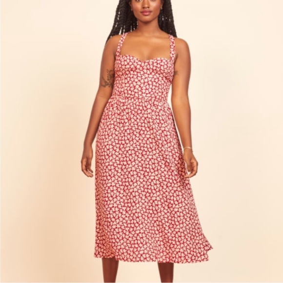 Reformation Brixton Dress in Grenadine - Picture 1 of 10